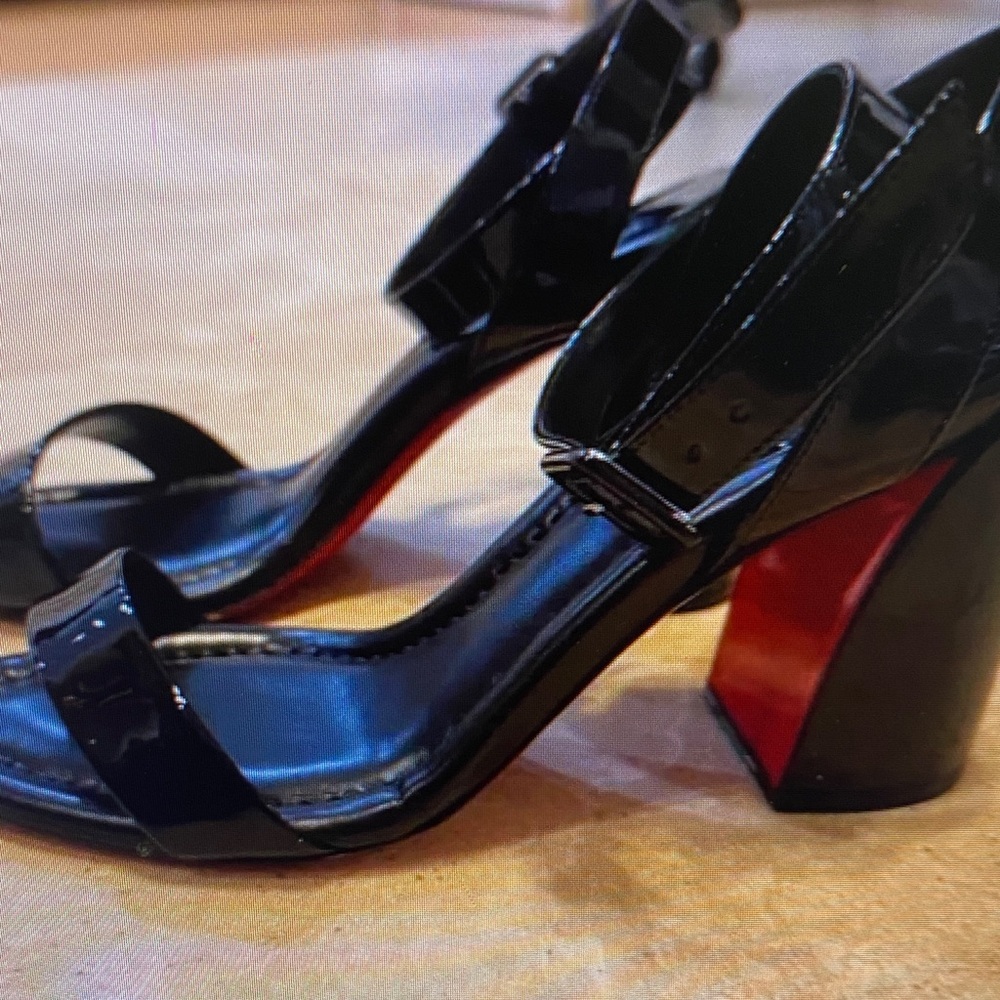 Chic Black and Red Women's Heels